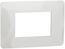 Рамка горизонтальная Schneider Electric Unica Modular 1-м. 3 мод. белый картинка